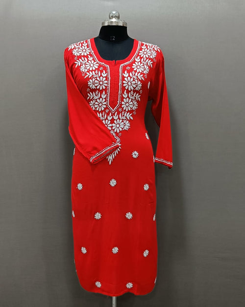 Charming Ghass Patti Work Kurti